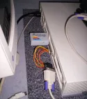 DB25 vers DB9 adaptateur sur une SS1